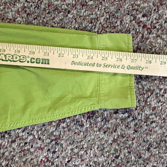 Paradise Collection Lime Green Fine Wale Corduroy LS Classic Button Up Shirt XXL - Picture 15 of 15